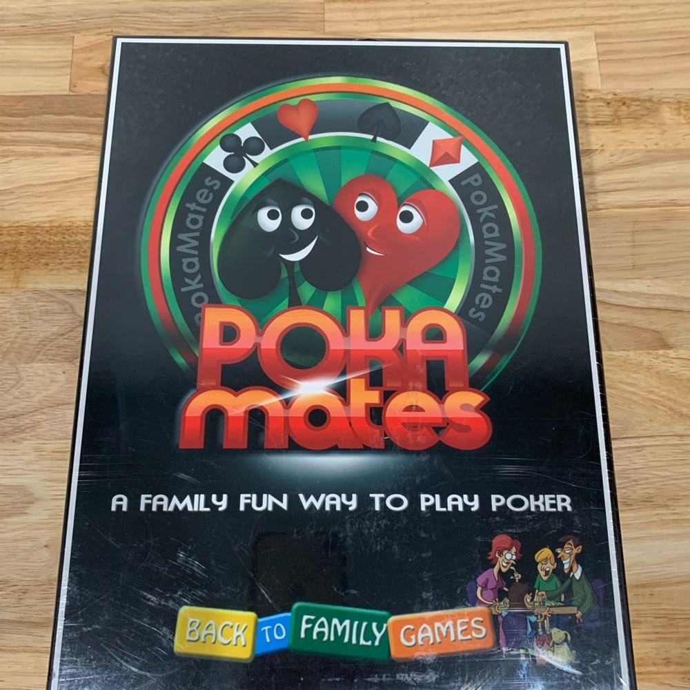 Pokamates - Back To Family Games -Poker NIB